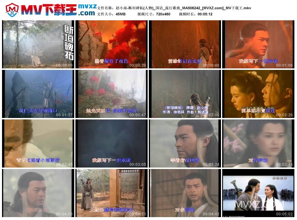 赵小南-断垣碑拓(人物)_国语_流行歌曲_MA508242